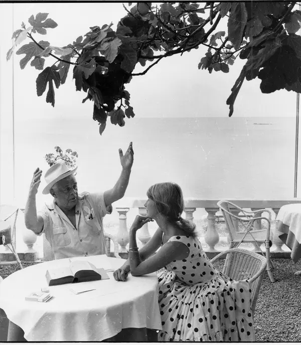 Evert Taube and Marianne at Petite Reserve