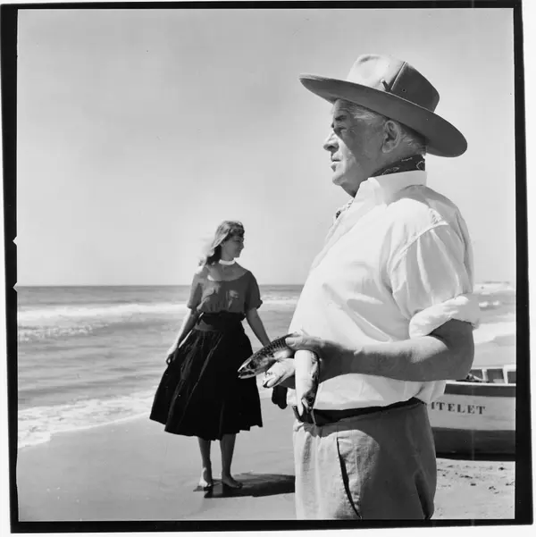 Evert Taube and Marianne in Camarque